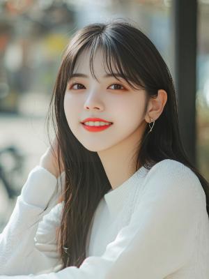 ai绘画笑容满面的小姐姐