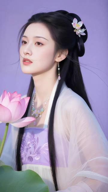 温婉柔美的东方韵味美女