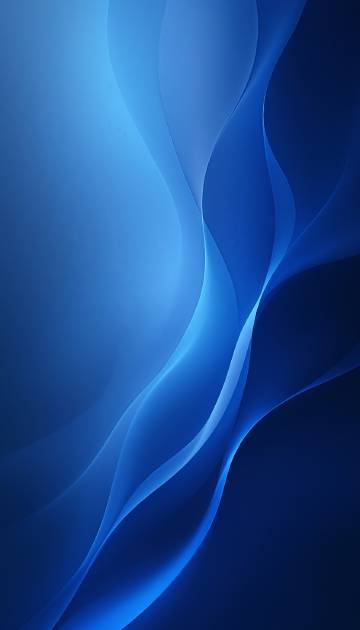 蓝色调曲线形态抽象背景图片