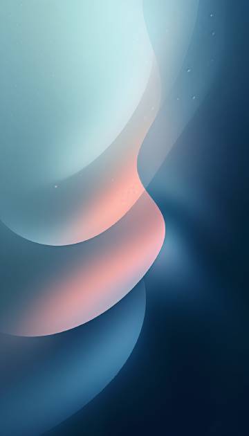 浅蓝、粉色的流动曲线抽象背景图片