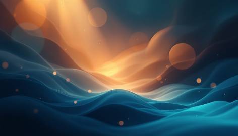 抽象的色彩流动效果背景图片