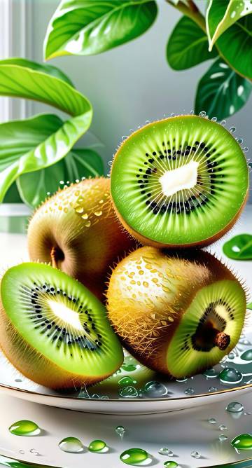 新鲜的猕猴桃高清图片