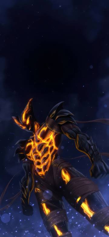 超酷的火焰铠甲角色图片