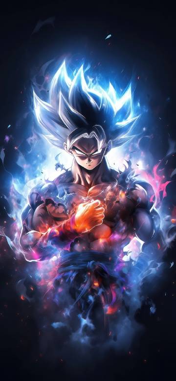 悟空能量爆发的瞬间