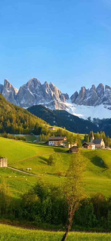 雪山唯美风景高清图片