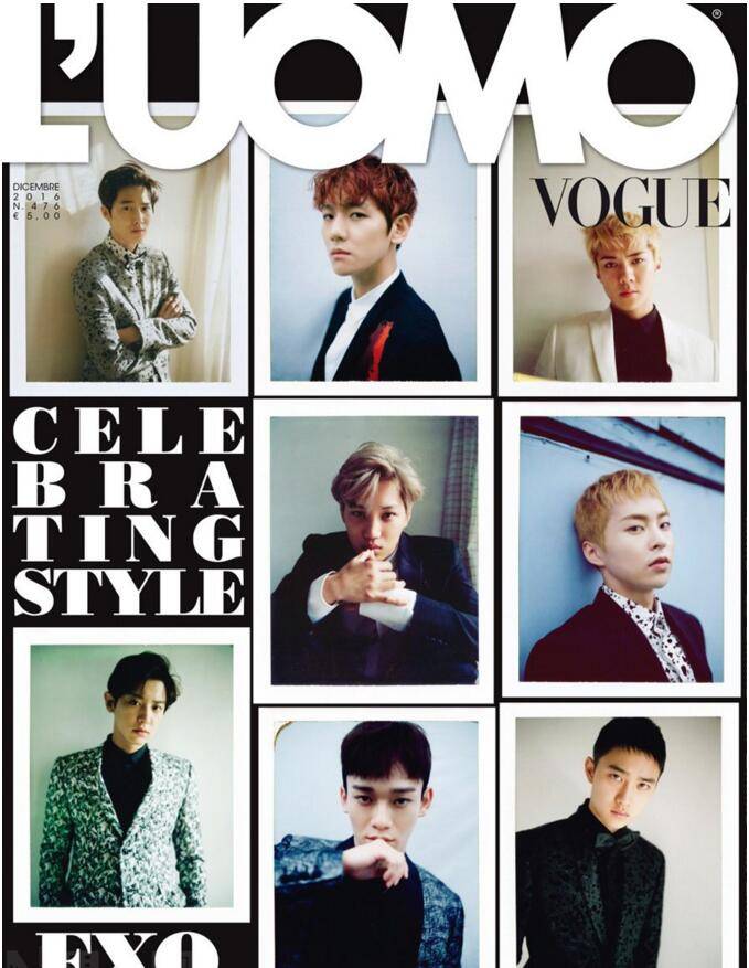 EXO最新杂志封面