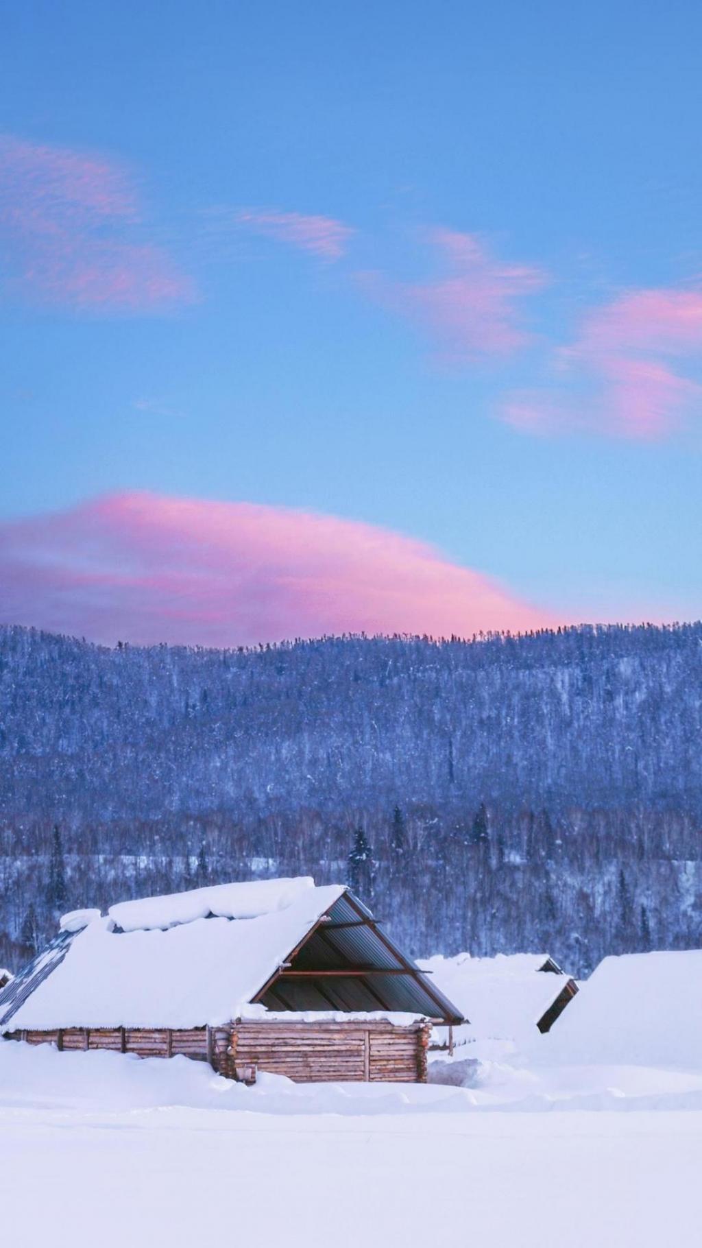 遇见唯美大自然雪景手机壁纸