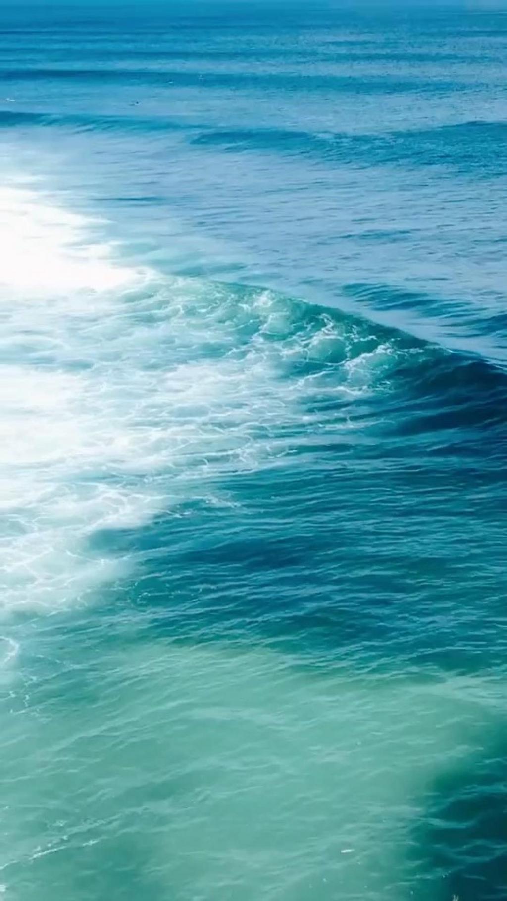 夏日清爽优美大海自然风景手机壁纸
