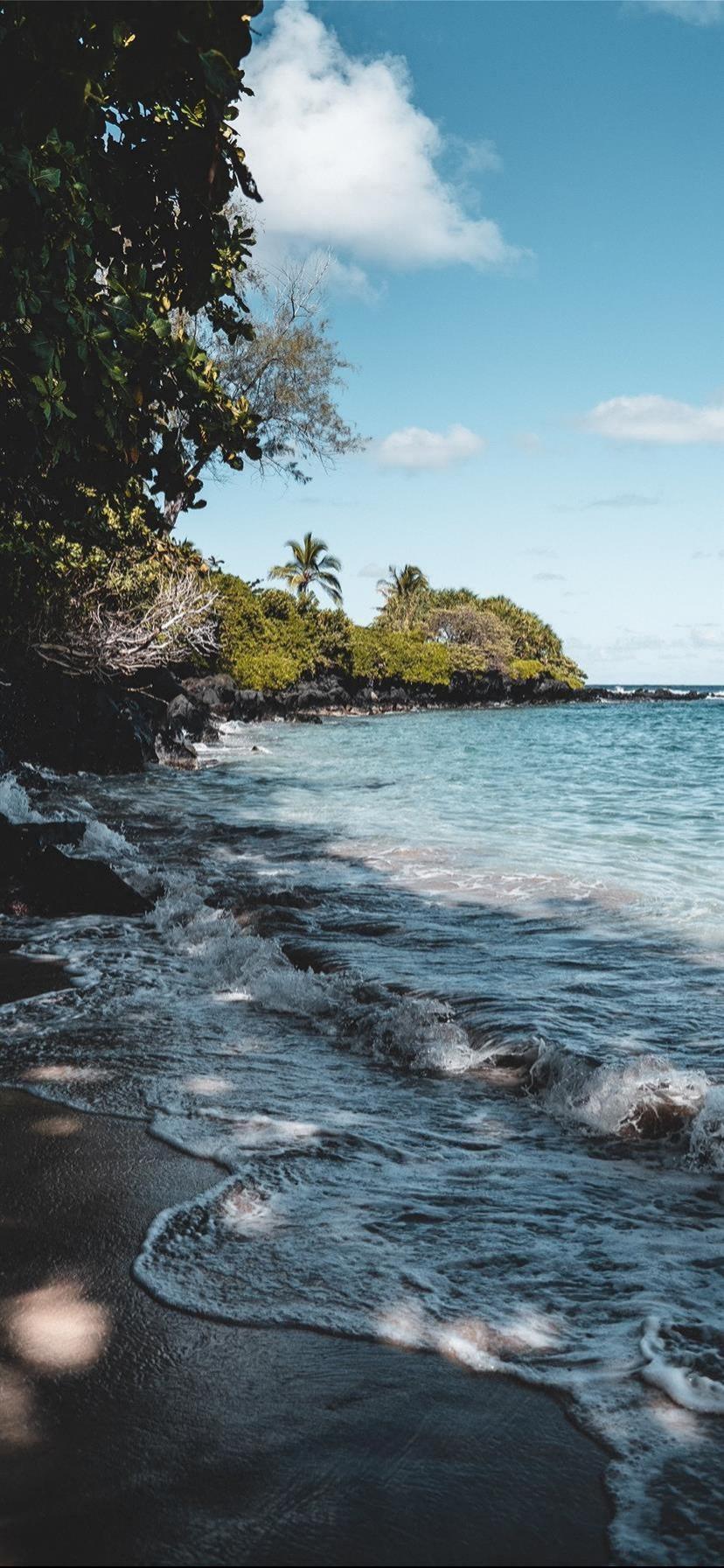 美丽的夏威夷毛伊岛夏日海边风光手机壁纸
