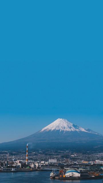 富士山秀丽风景写真手机壁纸