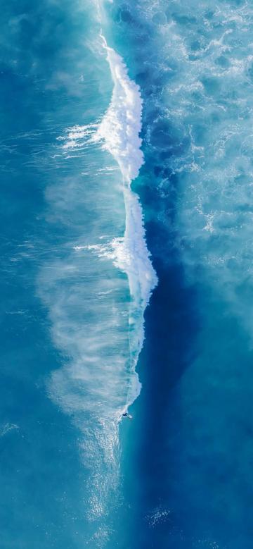 海中的巨浪手机壁纸