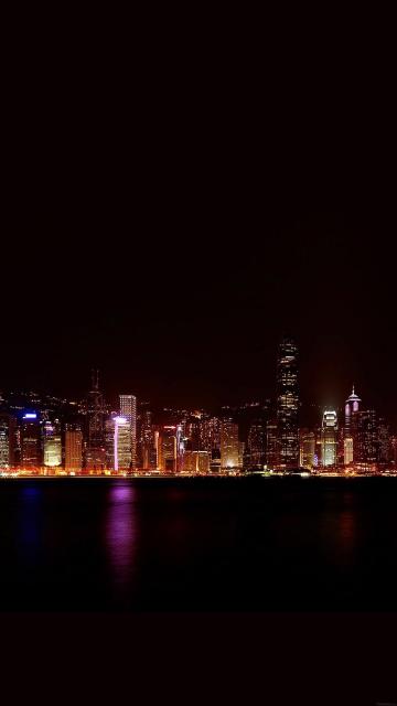 繁华城市绚丽夜景手机壁纸