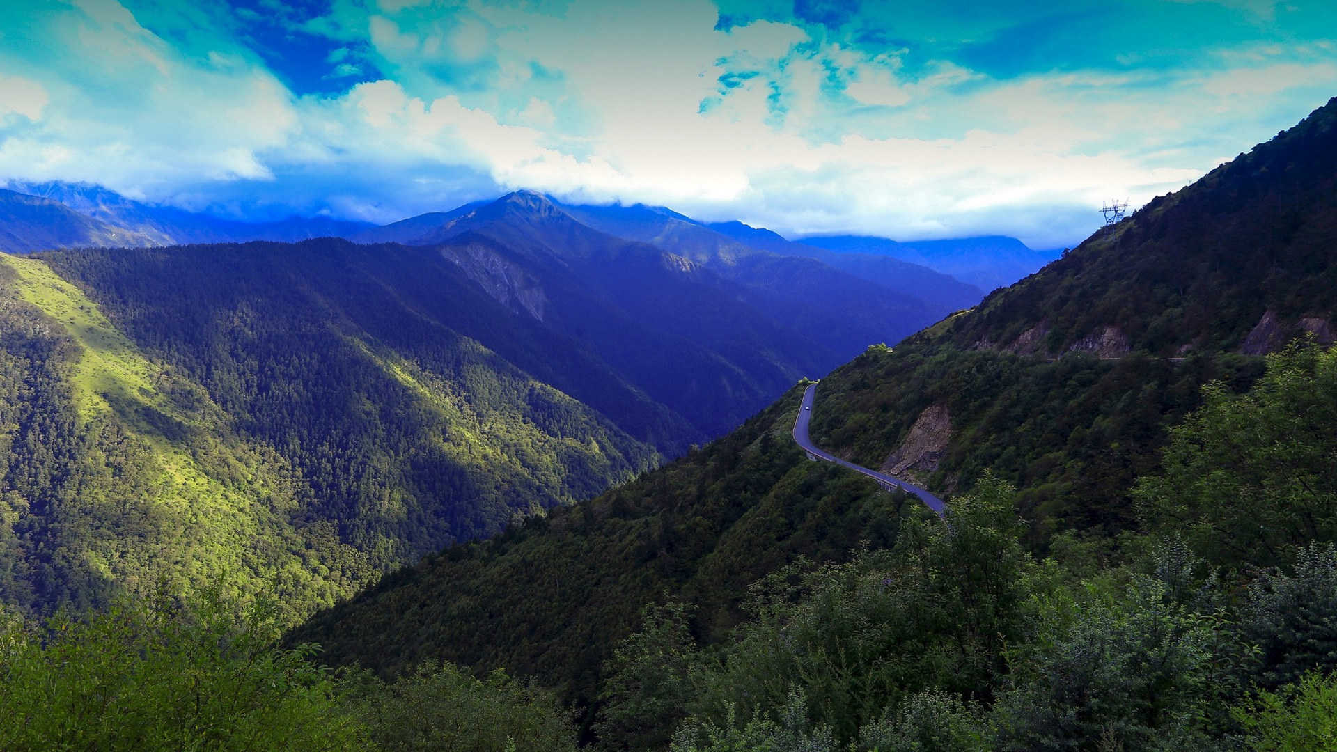 四川四姑娘山风景图片壁纸