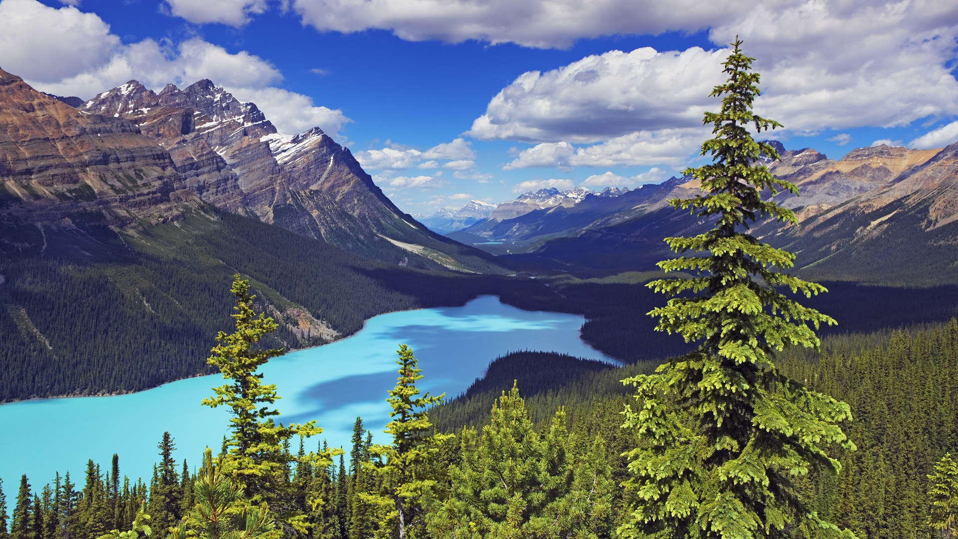 加拿大班夫国家公园风景壁纸