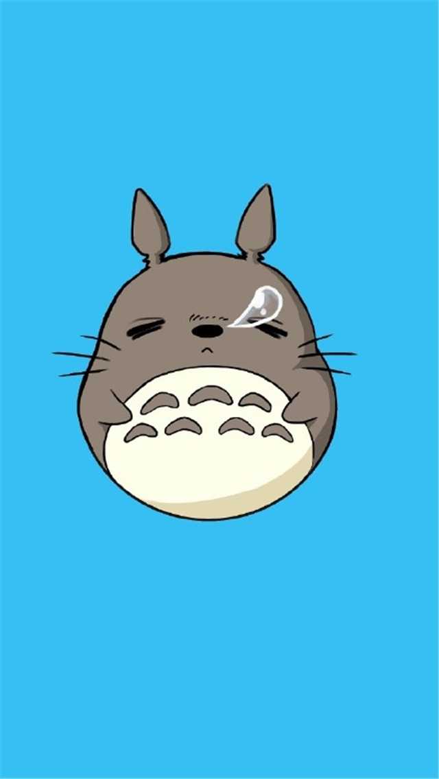 宫崎骏动漫可爱龙猫高清手机桌面壁纸
