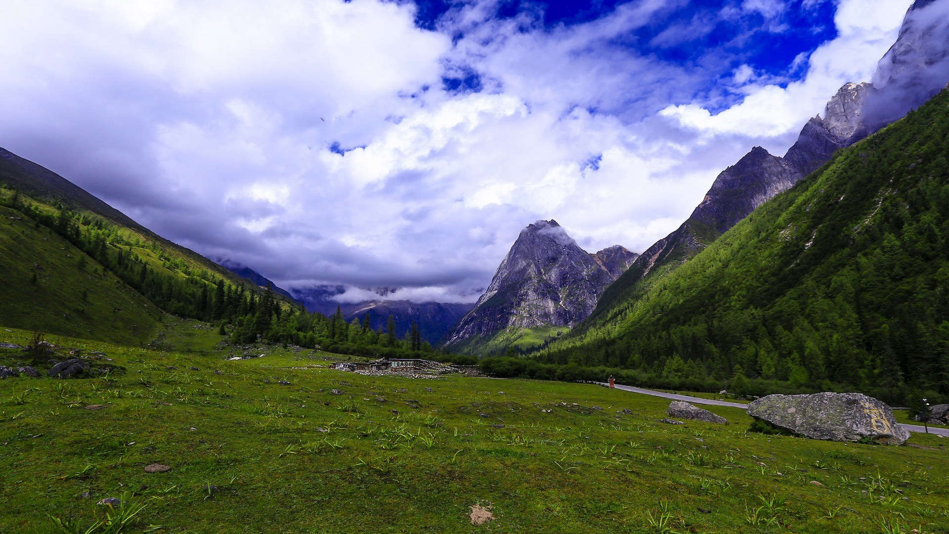 四川四姑娘山风景图片壁纸