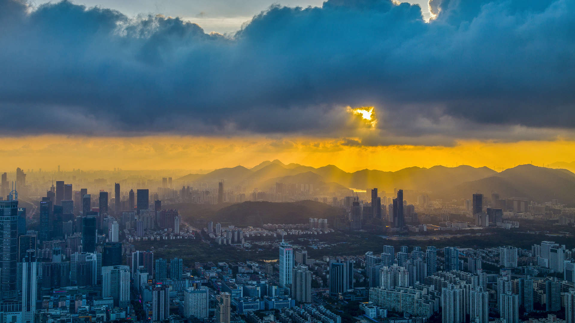 广东深圳城市风光图片