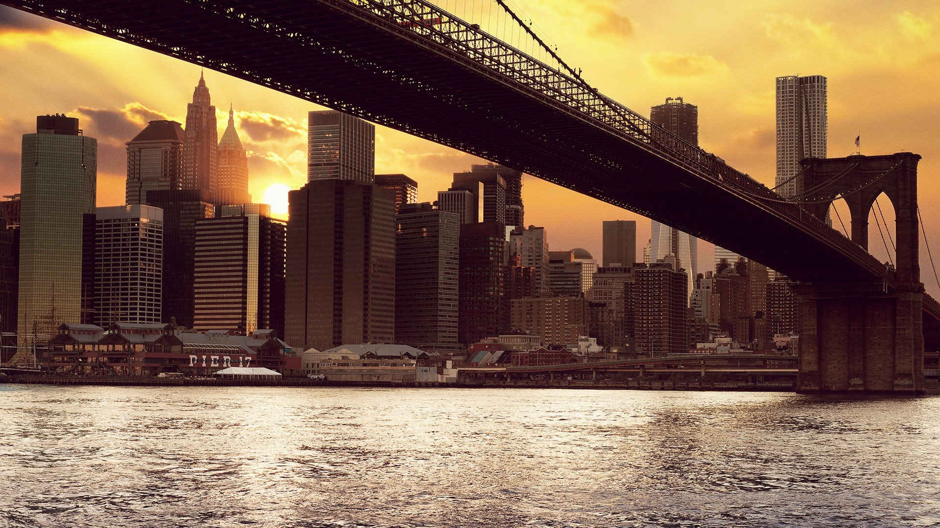 布鲁克林大桥，美国纽约-岁月如歌 坚固如你 布鲁克林大桥，美国纽约 (© Inge Johnsson/age fotostock ...