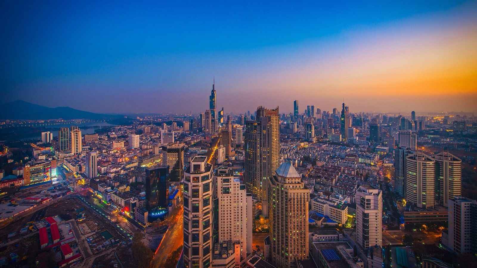 南京城市风景图片