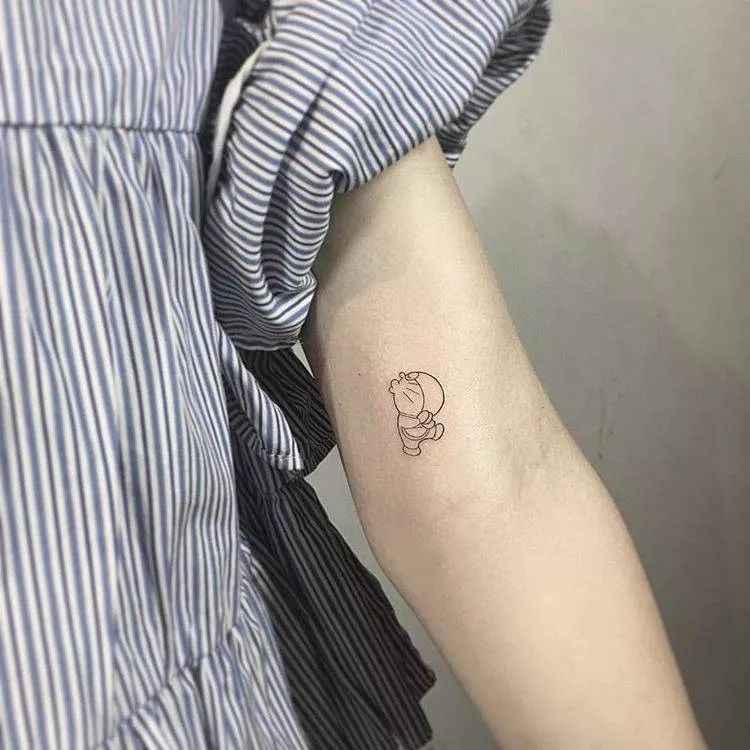 哆啦A梦纹身图案