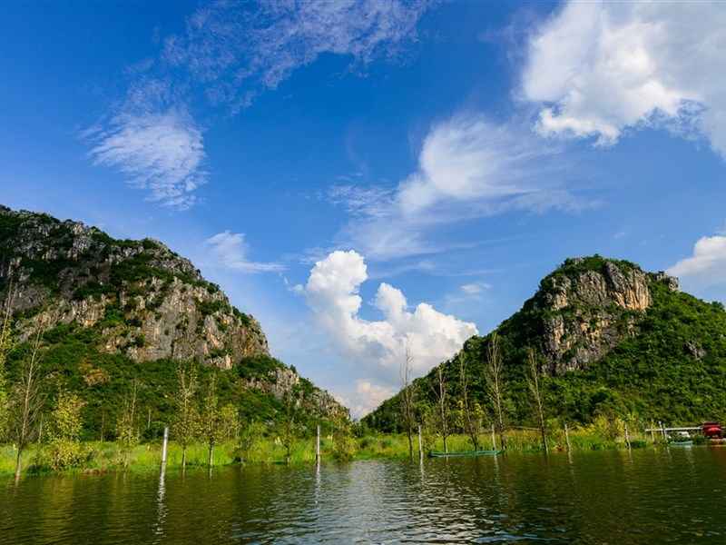 云南普者黑自然风景平板桌面壁纸