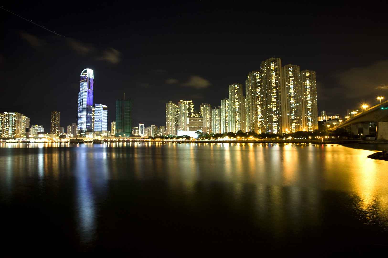 维多利亚港夜景桌面壁纸 第一辑