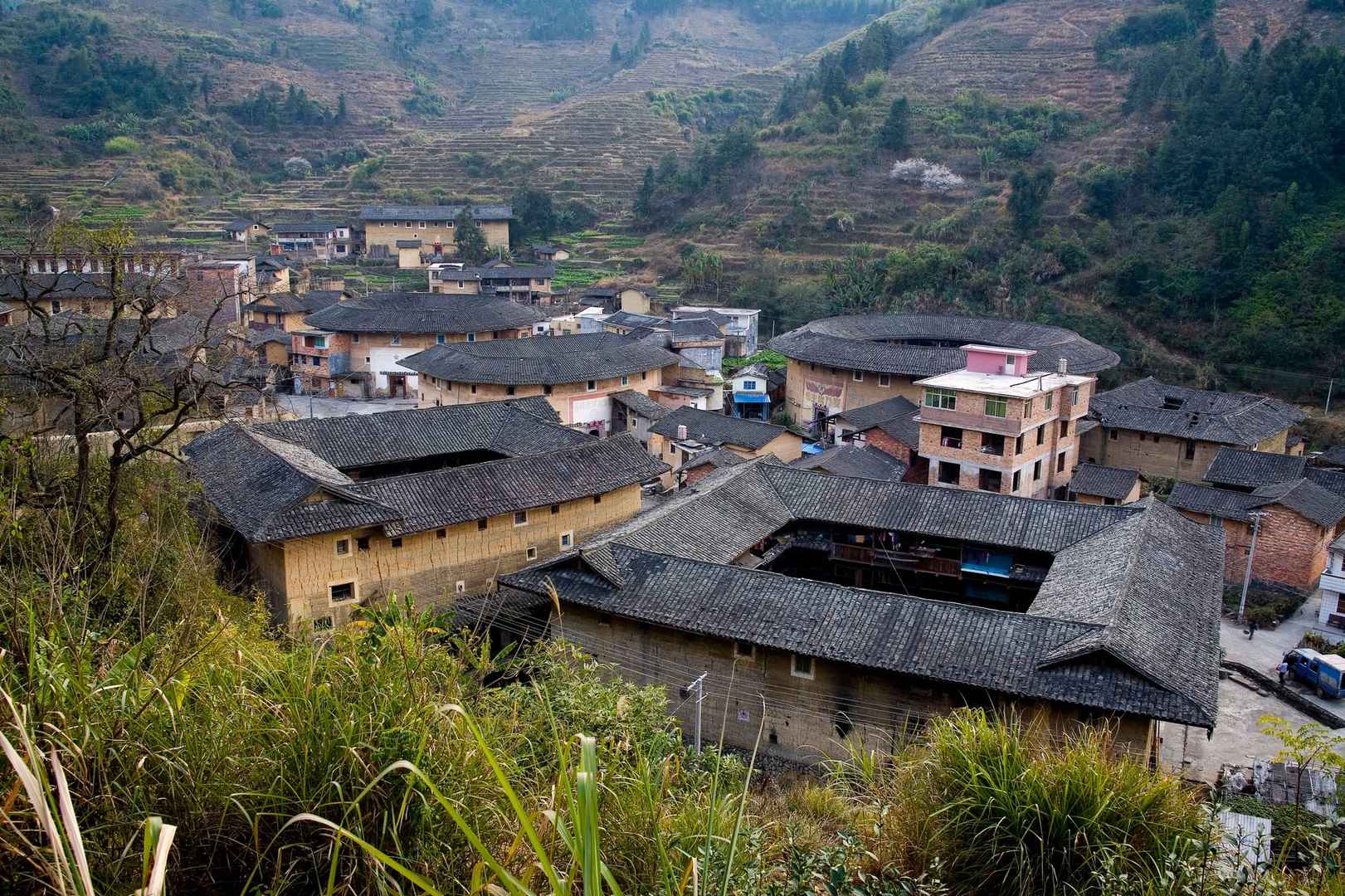 福建龙岩永定土楼