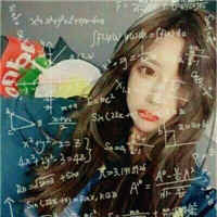 数学公式美丽女生头像_她的美是不变的公式
