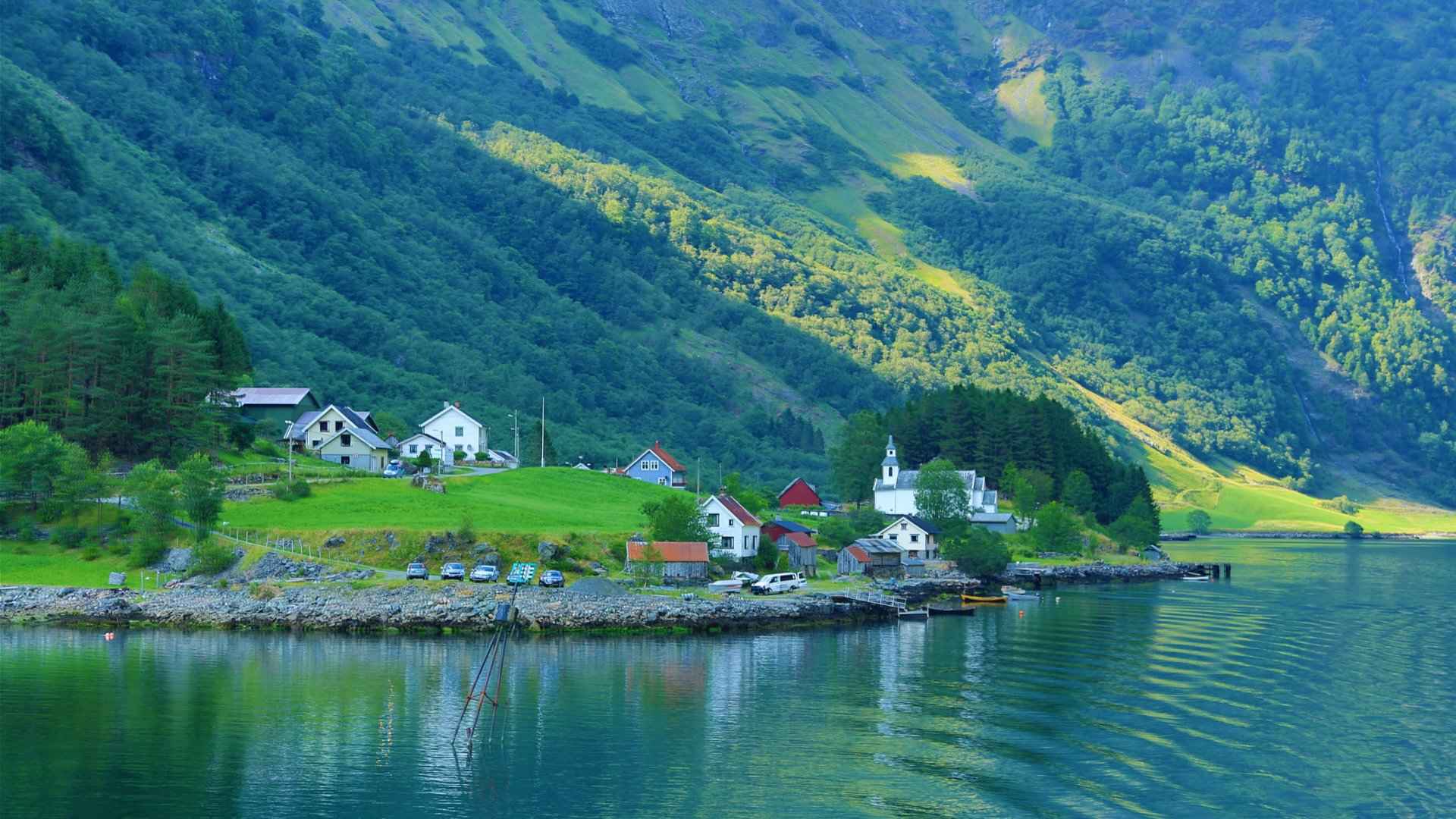 挪威纳柔依峡湾风景壁纸