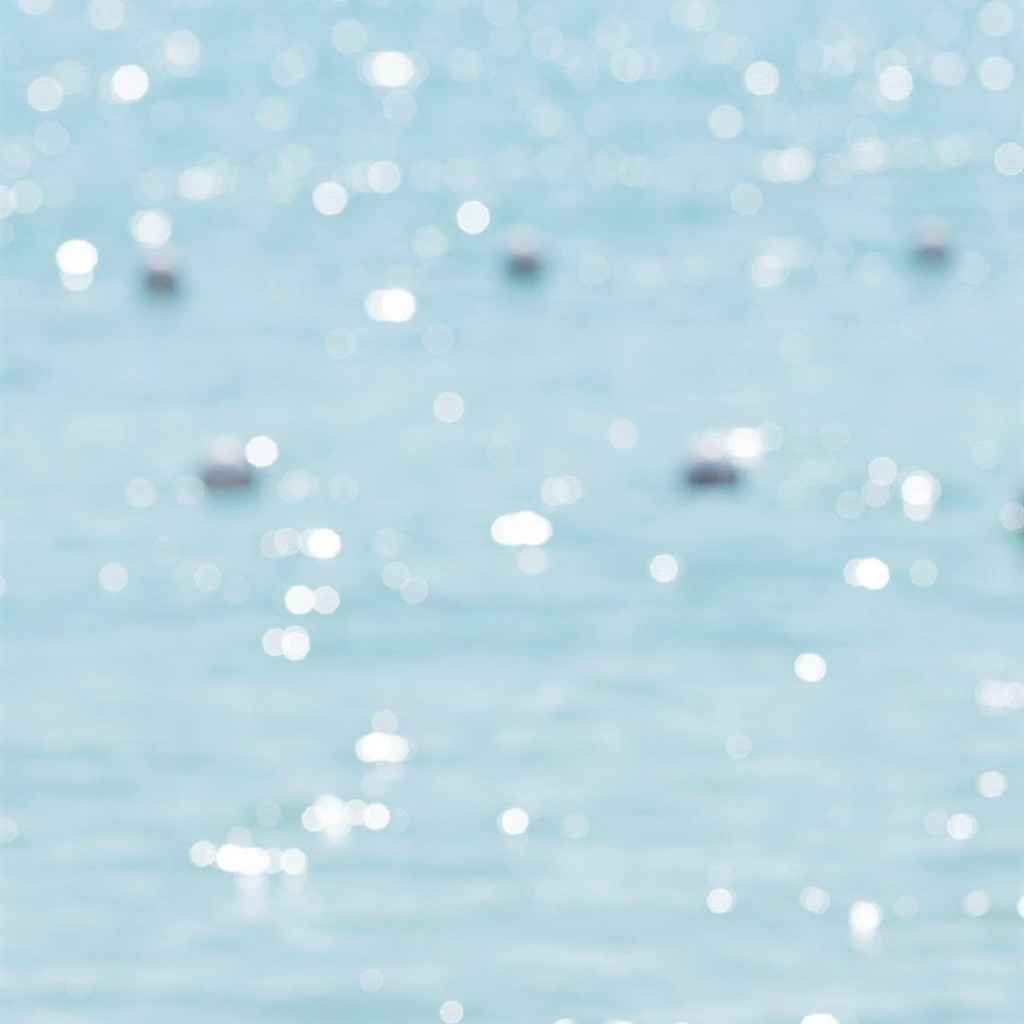 唯美蓝色碧波海岸风光iPad平板壁纸