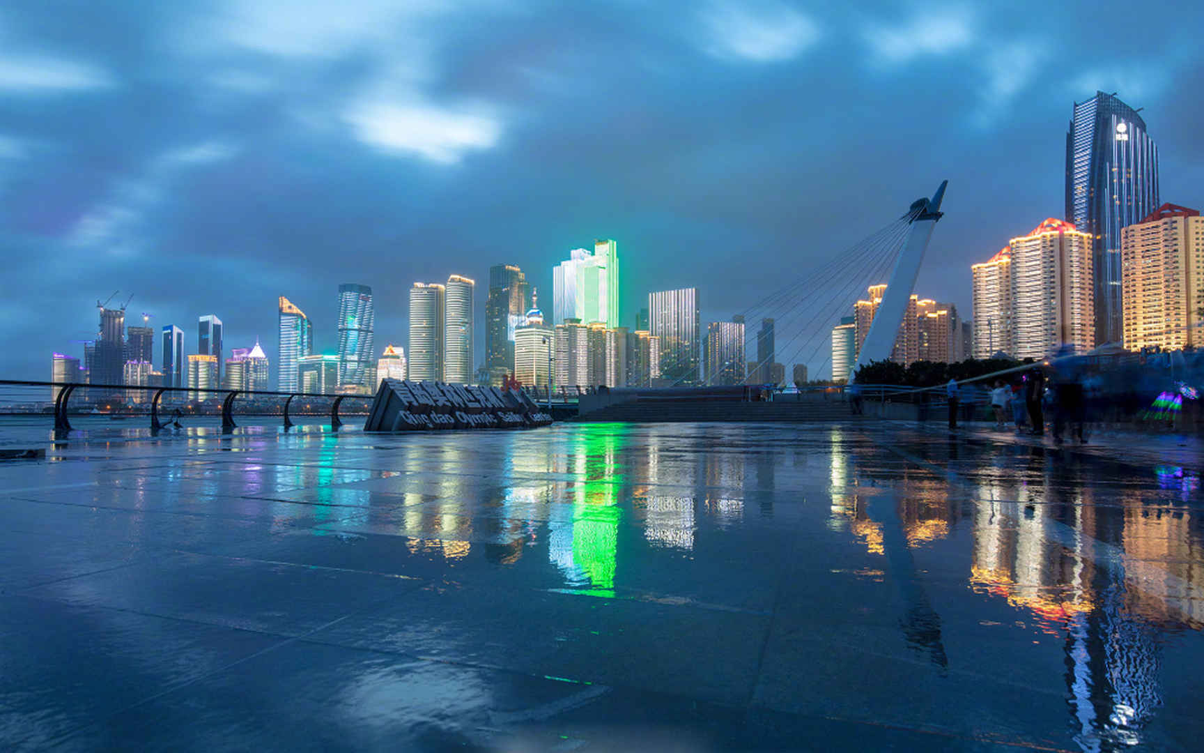 青岛夜景图片