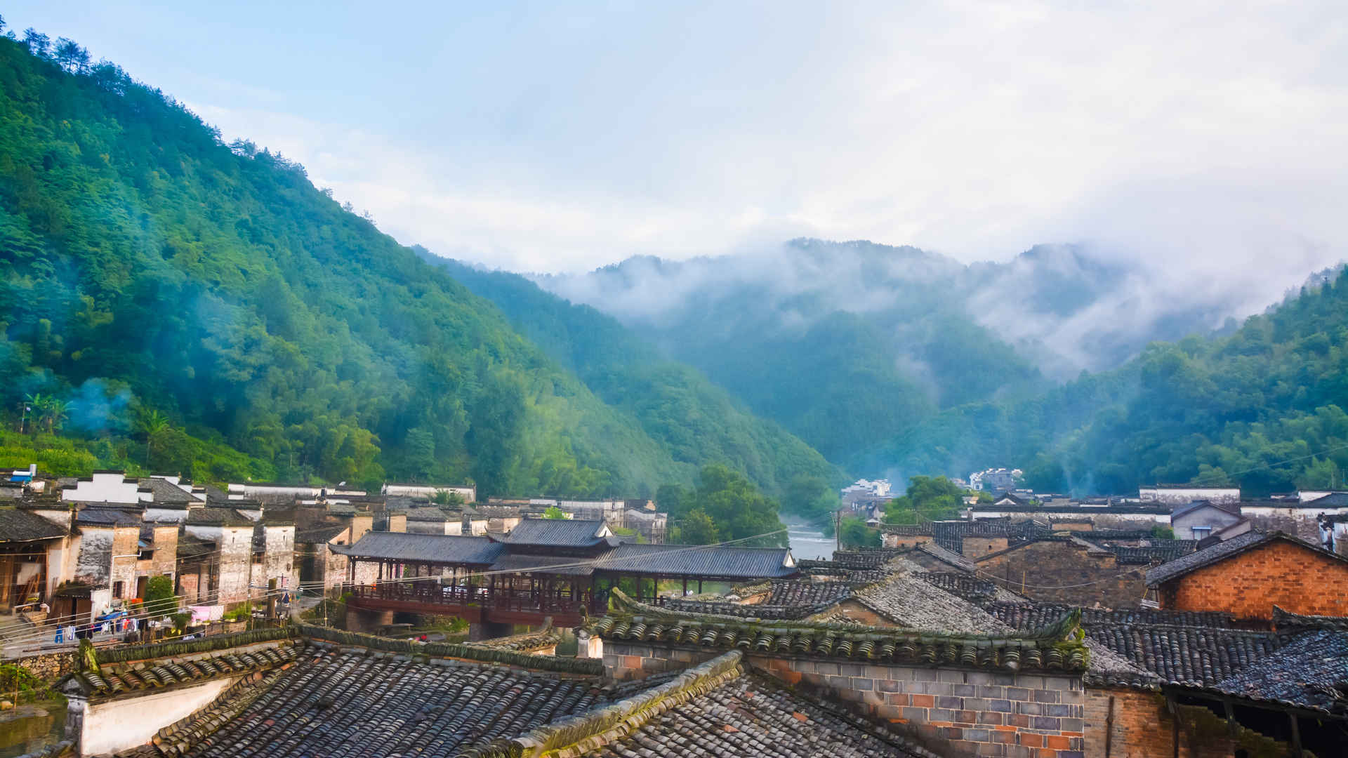 江西瑶里古镇风景图片