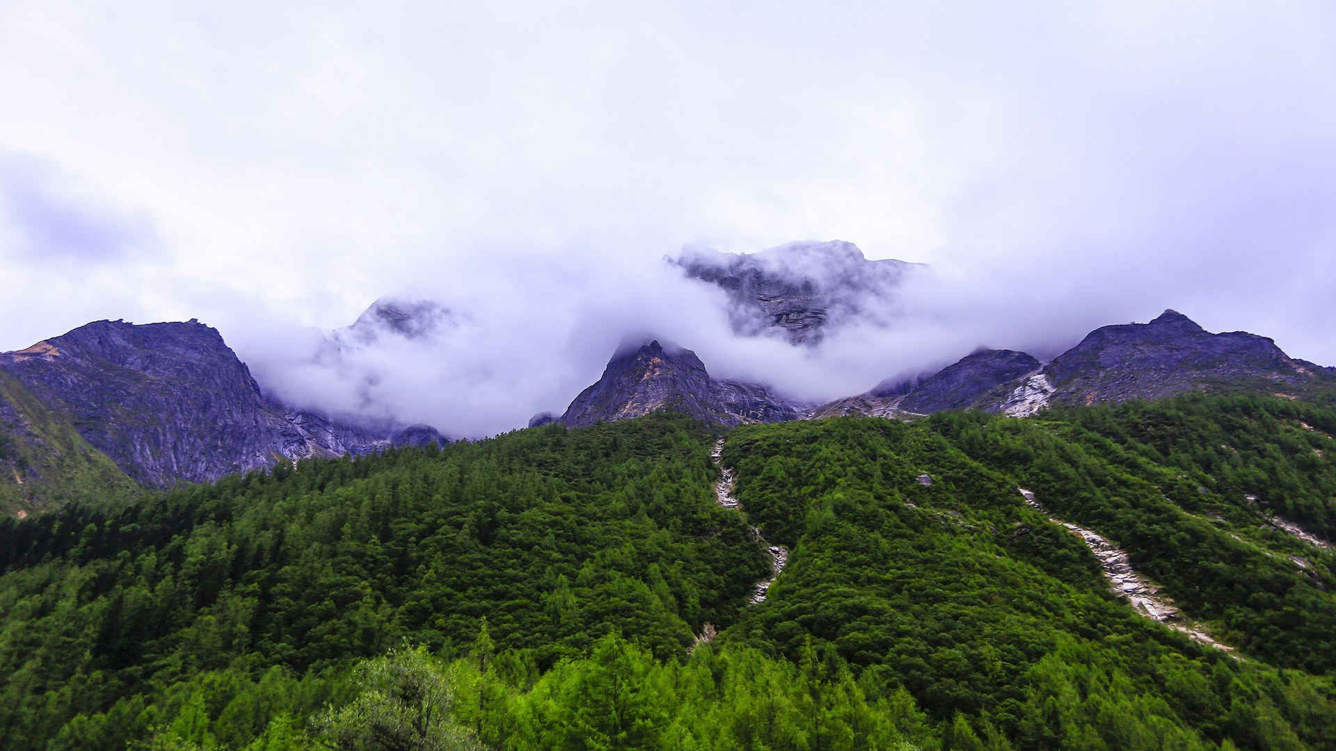 四川四姑娘山风景图片壁纸