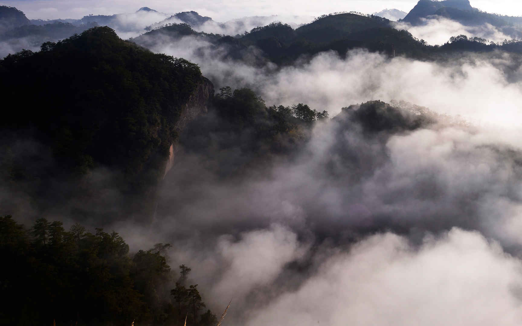 武夷山云海风景壁纸