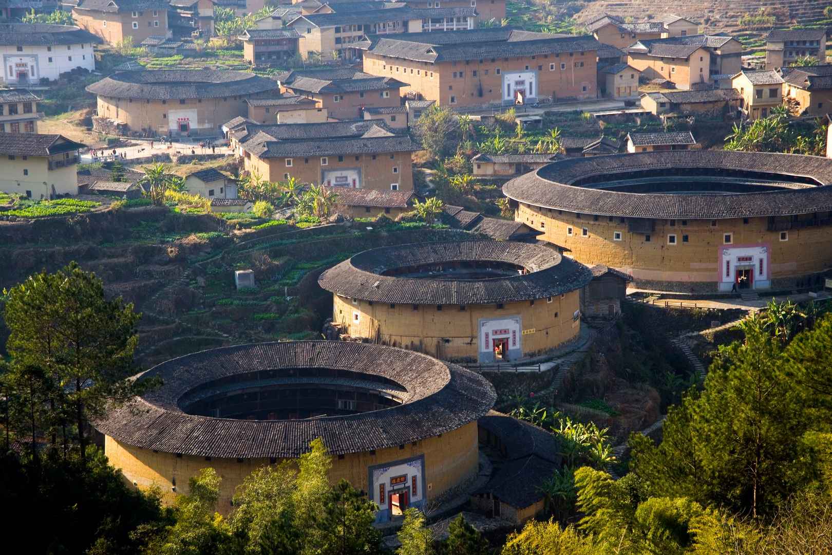 福建龙岩永定土楼