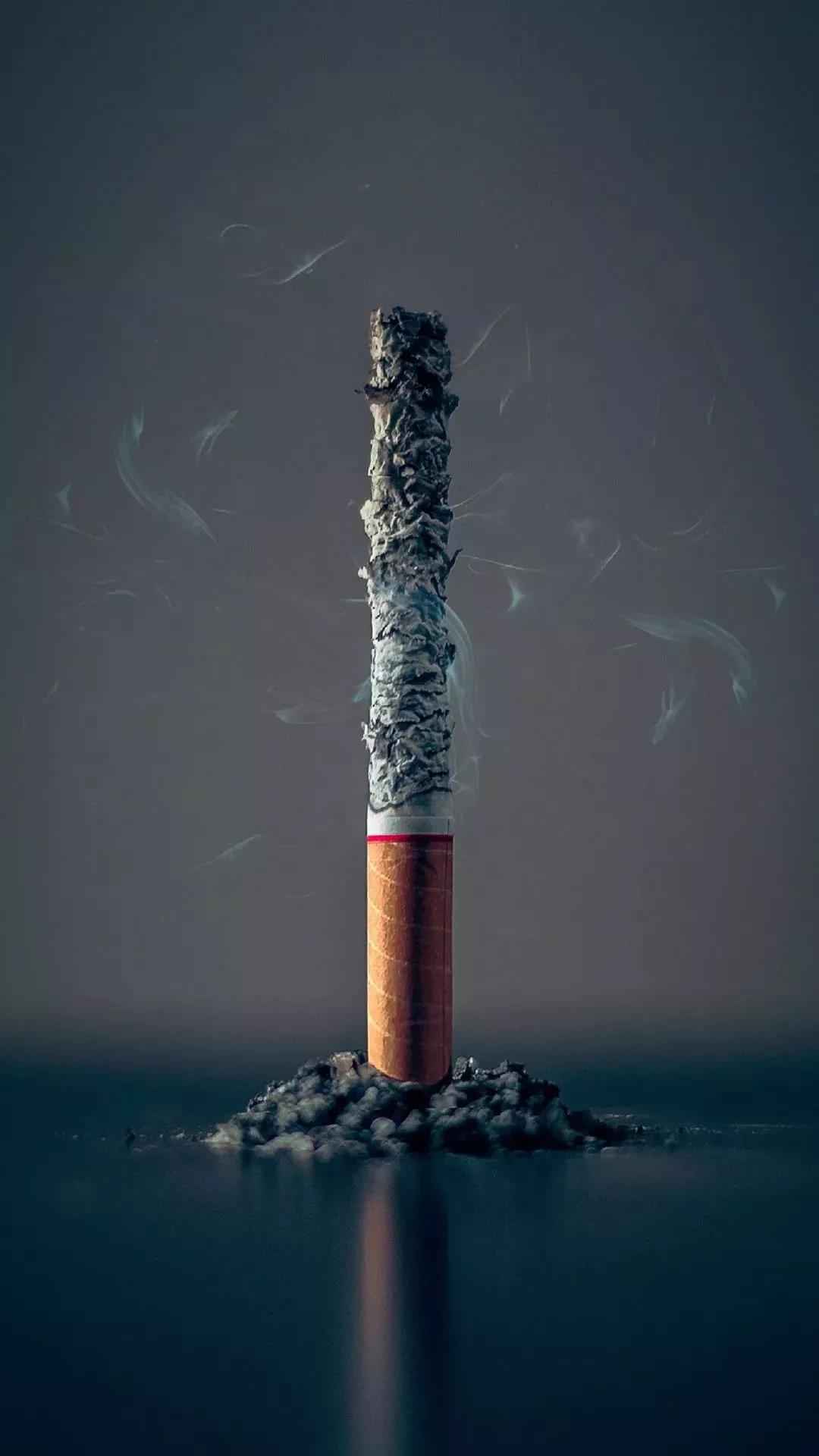 一根香烟一个故事香烟燃烧手机壁纸图片