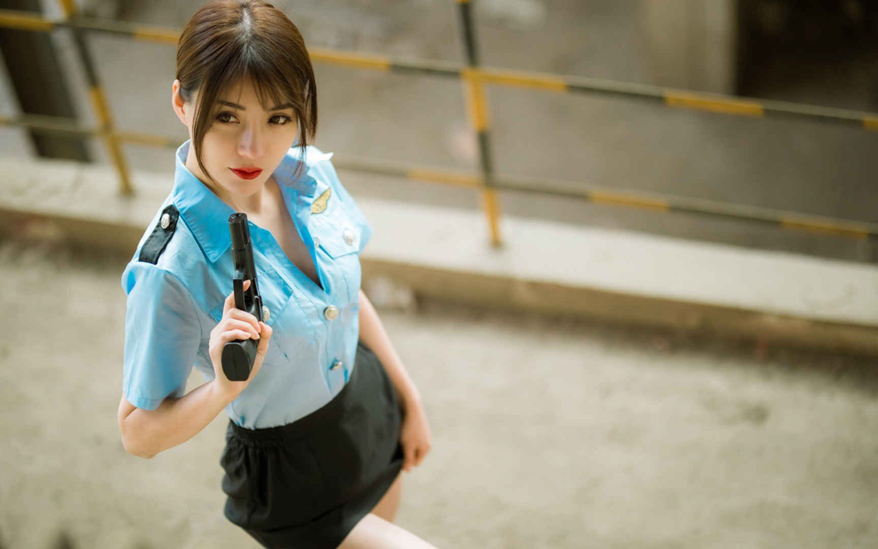 性感美女cosplay制服诱惑图片