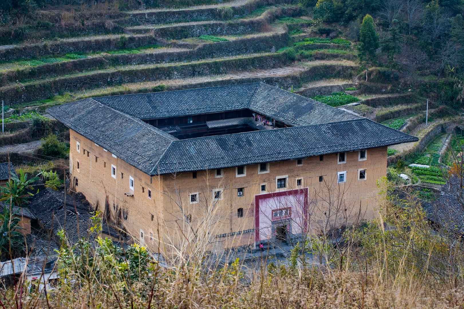 福建龙岩永定土楼