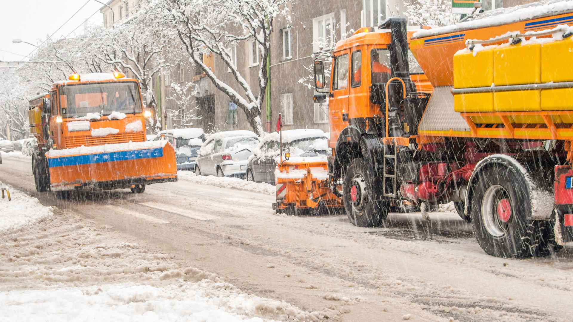 铲雪车图片壁纸