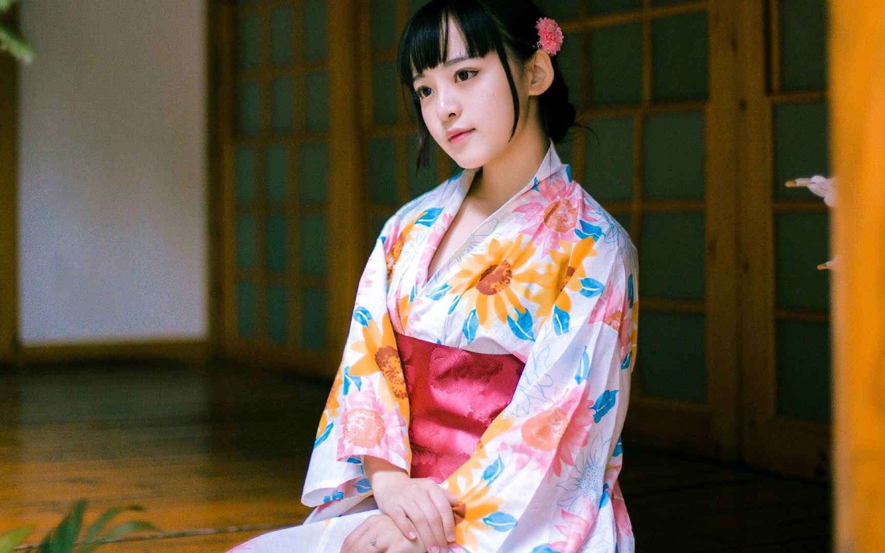 日本和服少女图片壁纸
