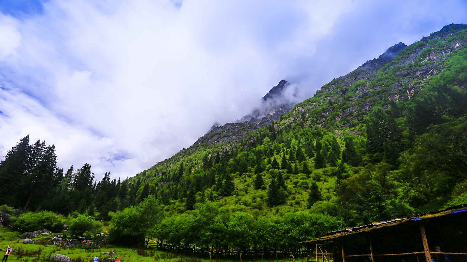 四川四姑娘山风景图片壁纸