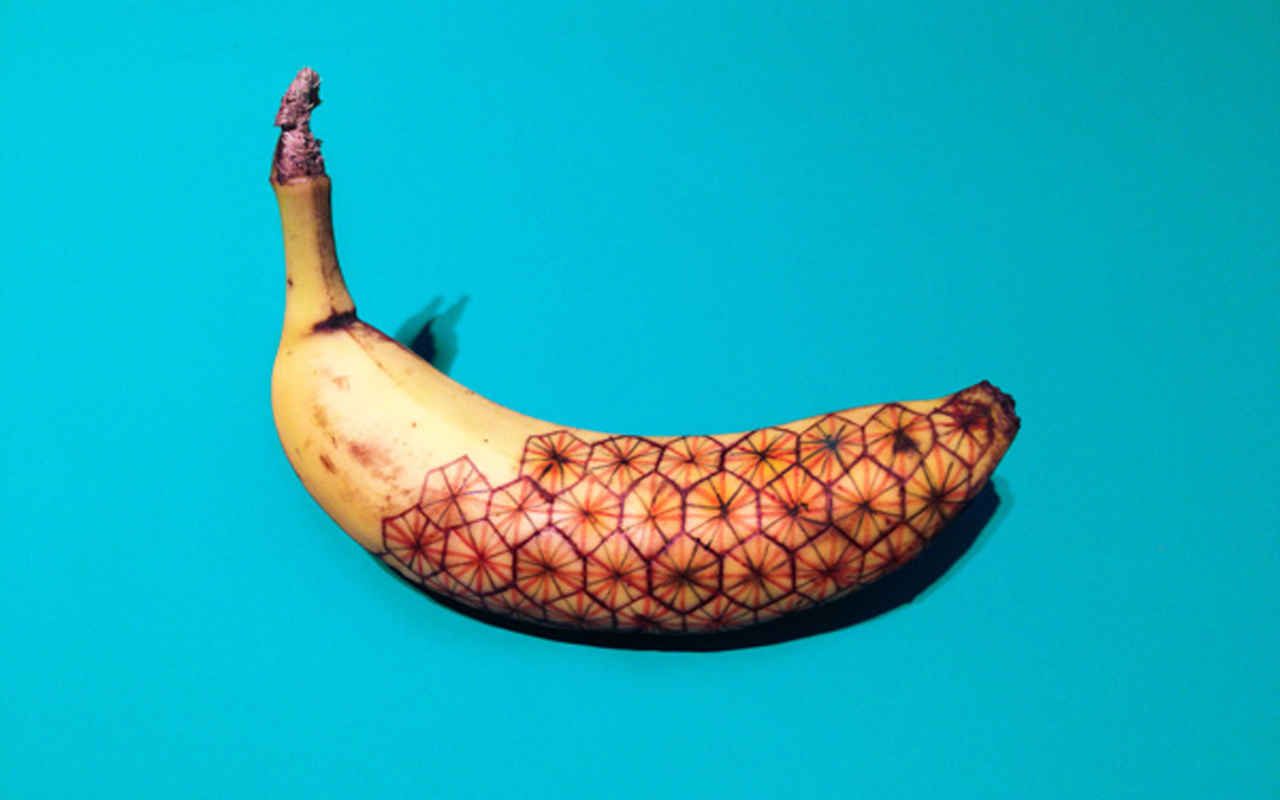 香蕉创意图案壁纸