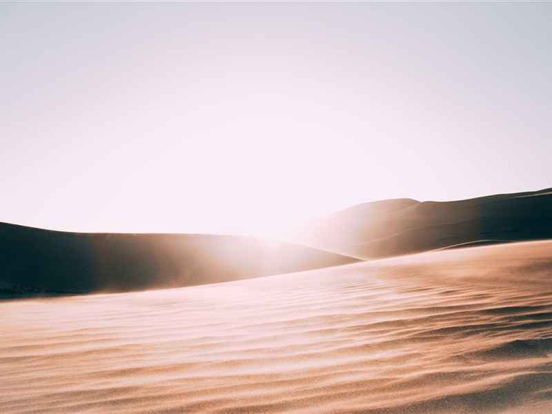 沙漠戈壁沙丘风景平板壁纸图片