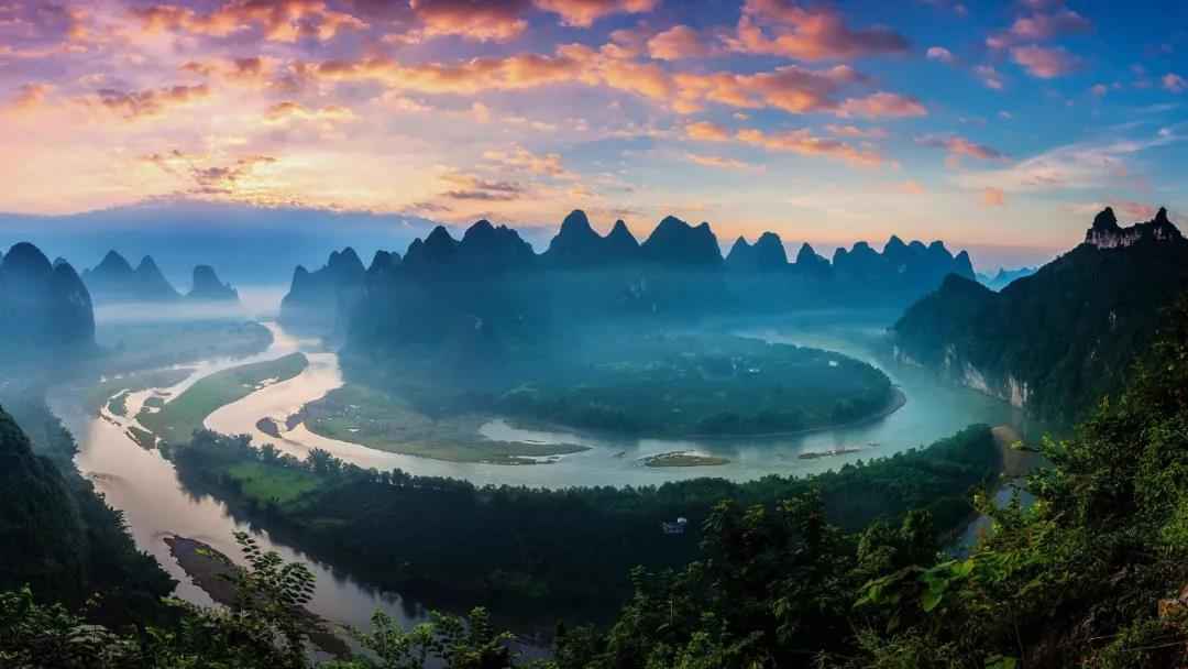 如诗如画的桂林山水桌面壁纸图片