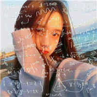 可爱清新女生数学公式头像_可爱的公式就是我