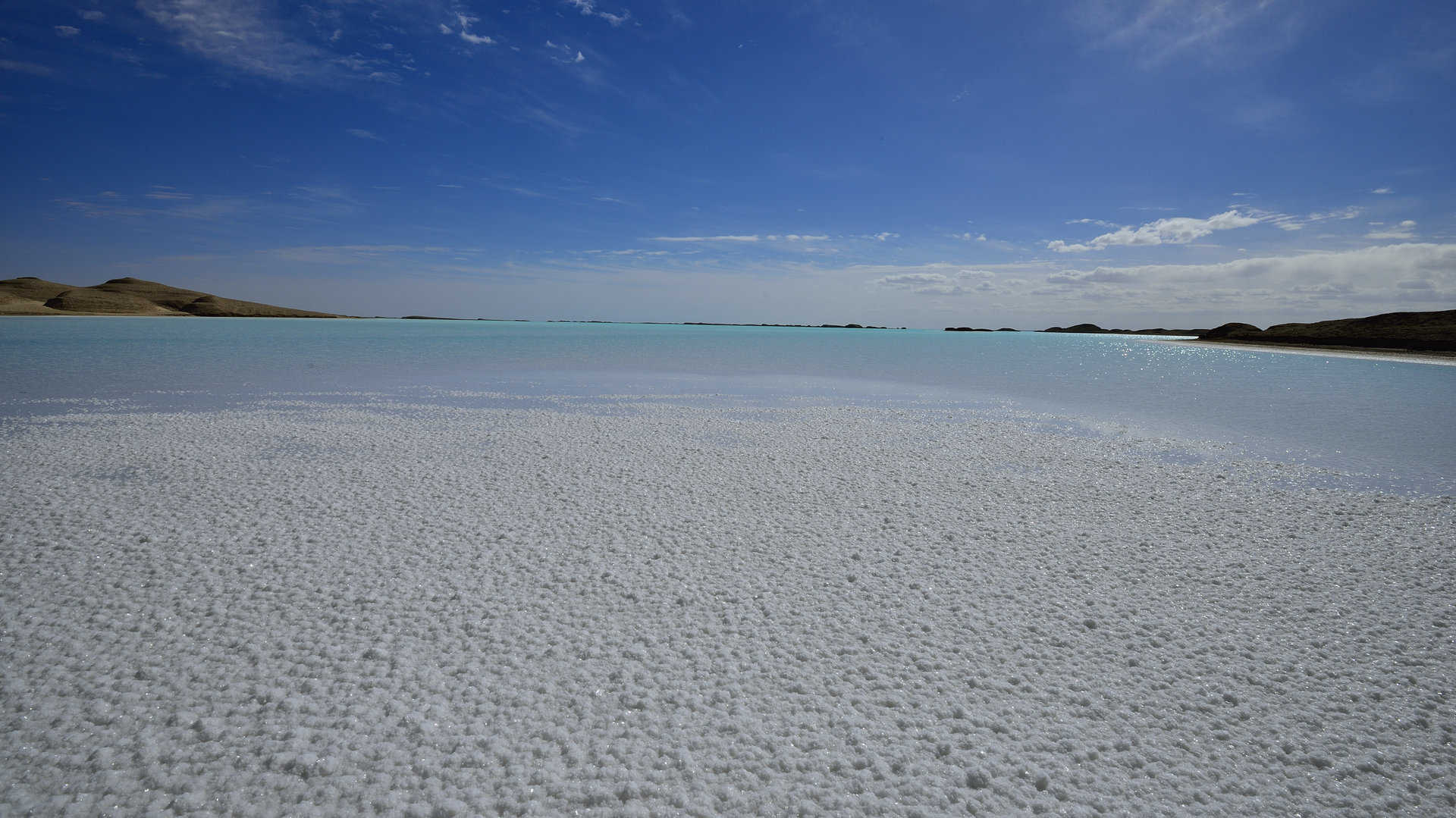 青海茶卡盐湖风景壁纸