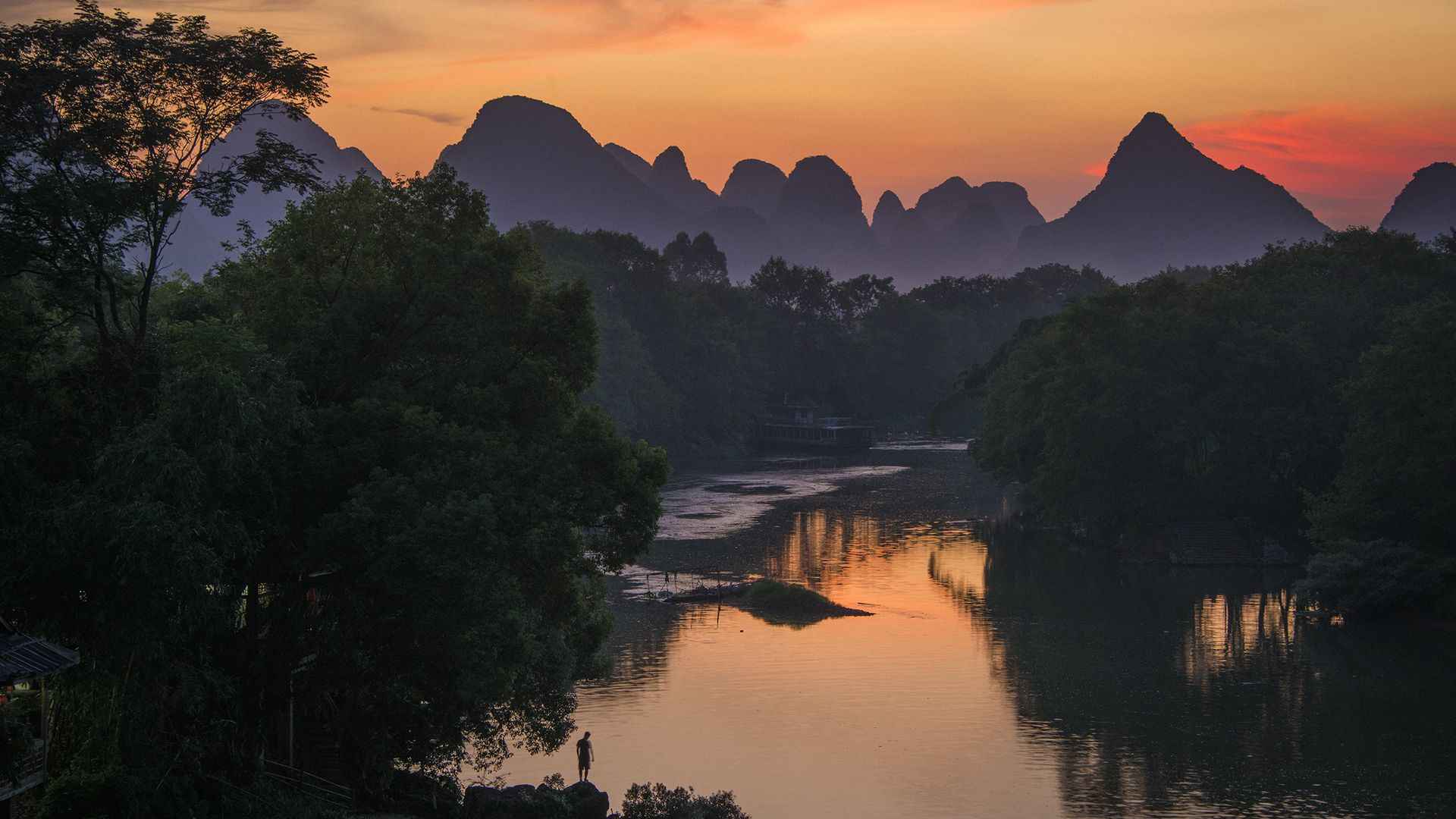 广西桂林漓江旅游风光图片