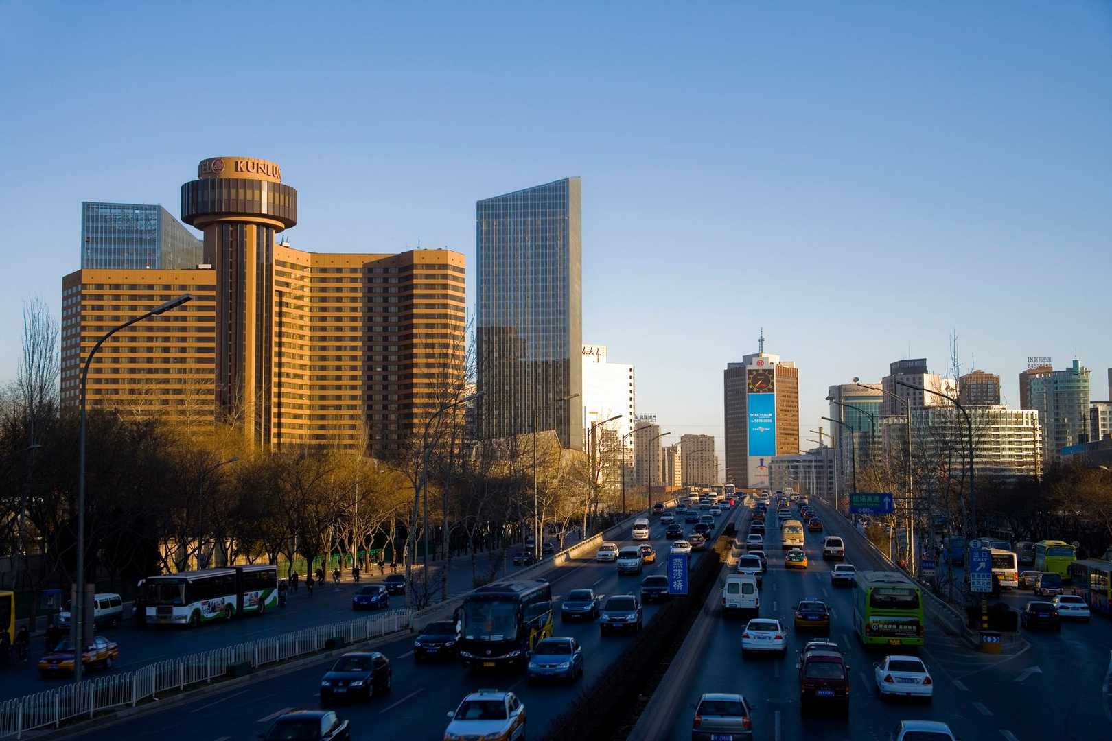 北京东三环街景图片