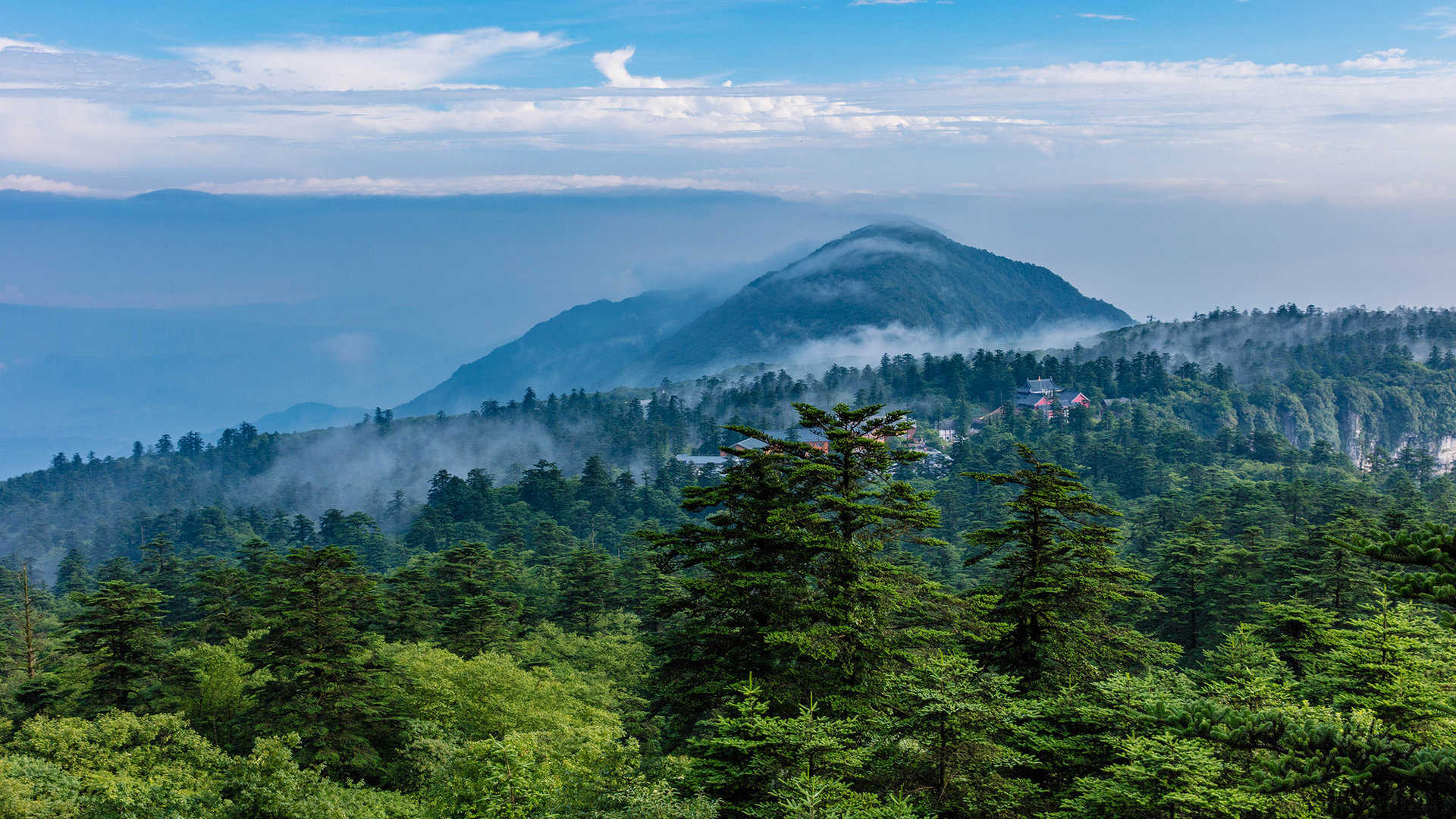 四川峨眉山风景图片