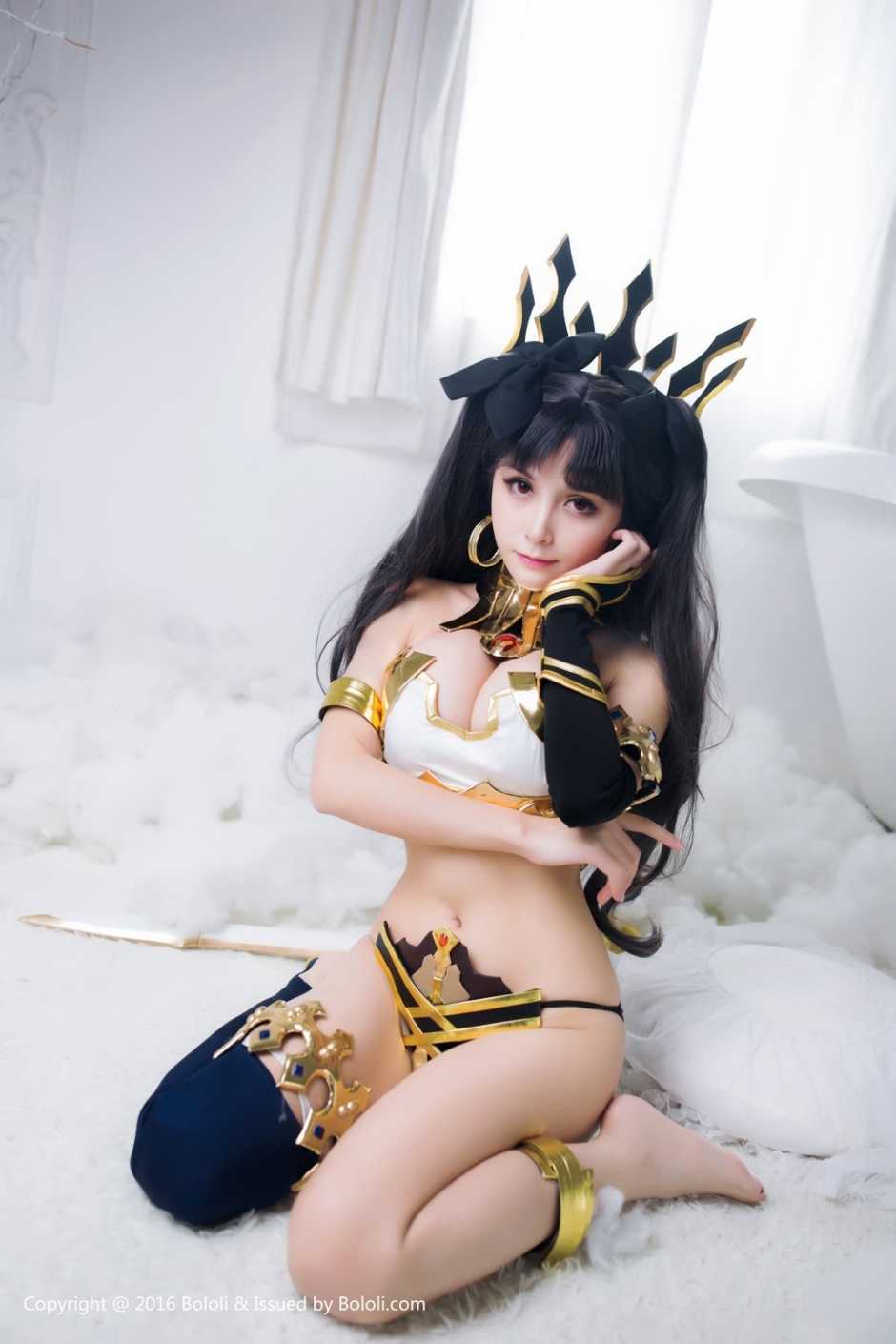 波萝社cosplay美女夏美酱性感写真